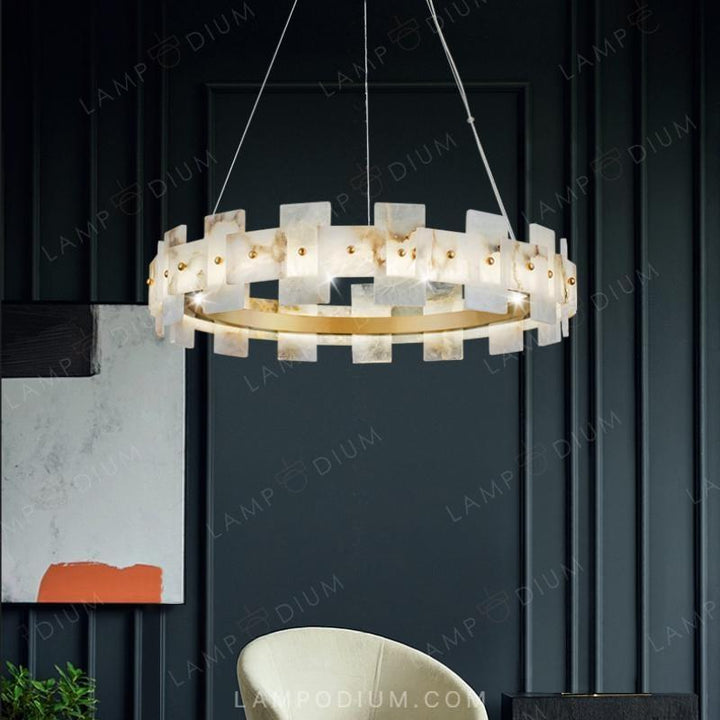 Circular chandeliers and light fixtures DEBORA B