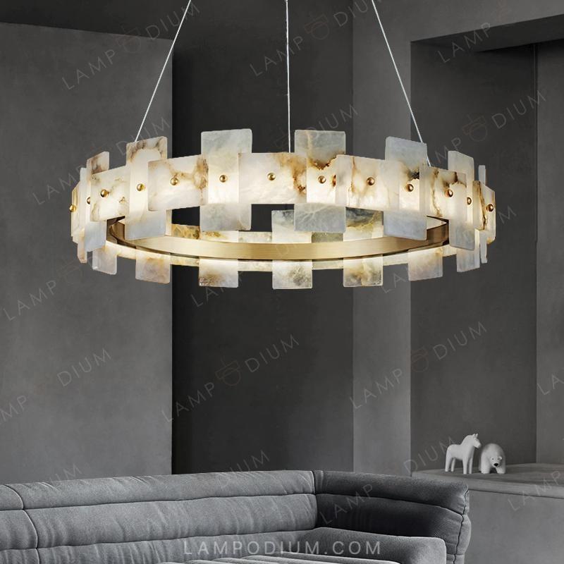 Circular chandeliers and light fixtures DEBORA B