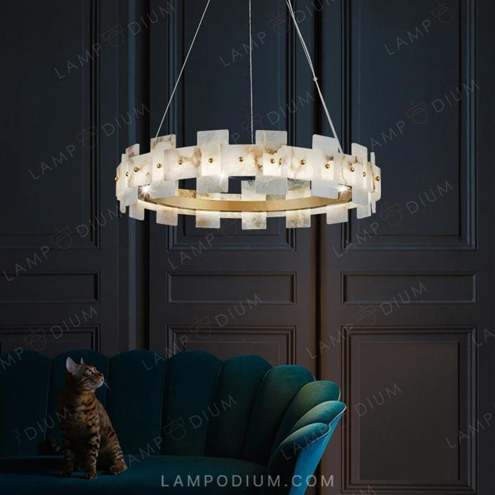 Circular chandeliers and light fixtures DEBORA B