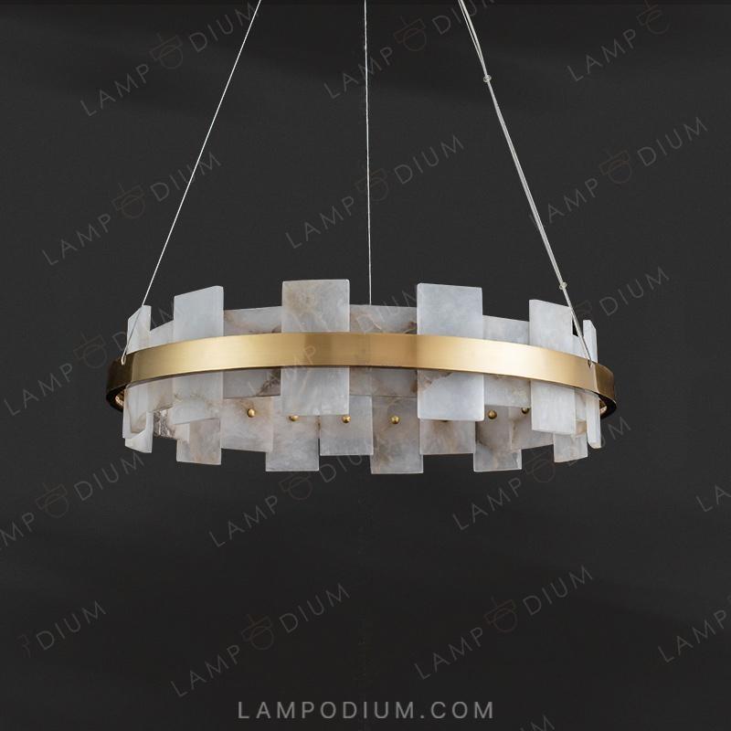 Circular chandeliers and lamps DEBORA