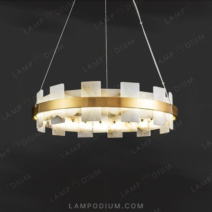 Circular chandeliers and lamps DEBORA