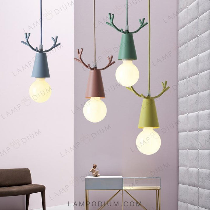 Pendant light DEER ONE