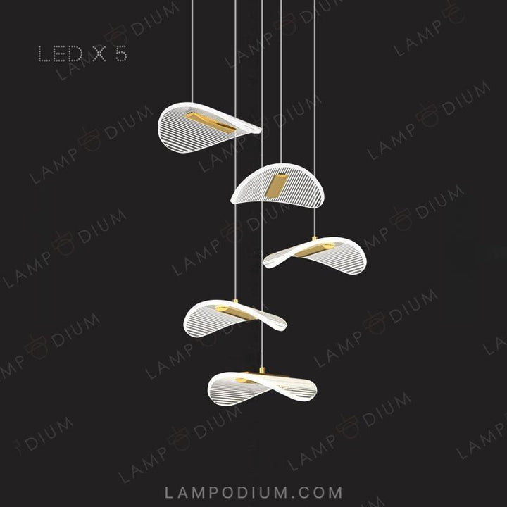 Ready combination of lighting fixtures DELFINA