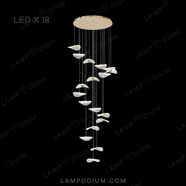 Ready combination of lighting fixtures DELFINA