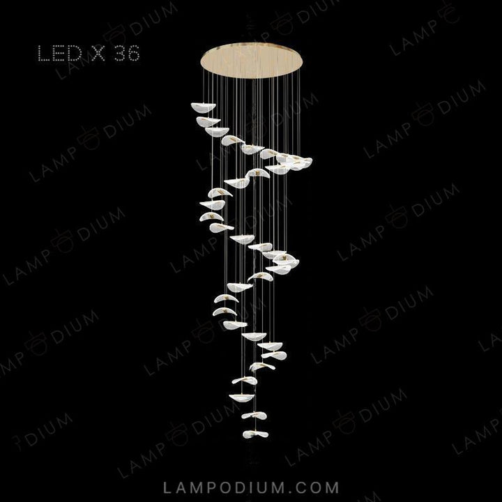 Ready combination of lighting fixtures DELFINA