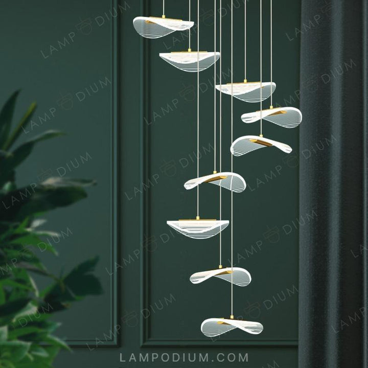 Ready combination of lighting fixtures DELFINA