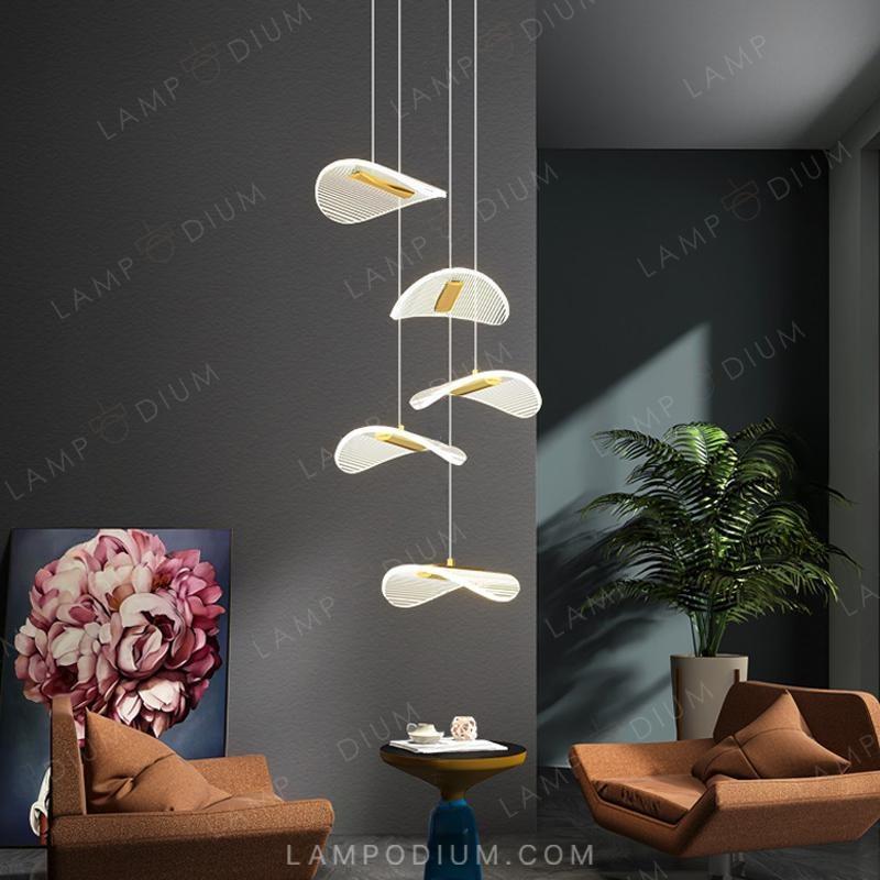 Ready combination of lighting fixtures DELFINA