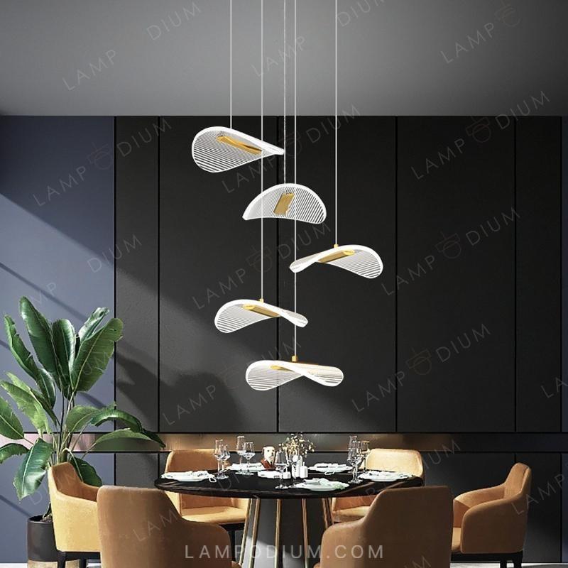 Ready combination of lighting fixtures DELFINA