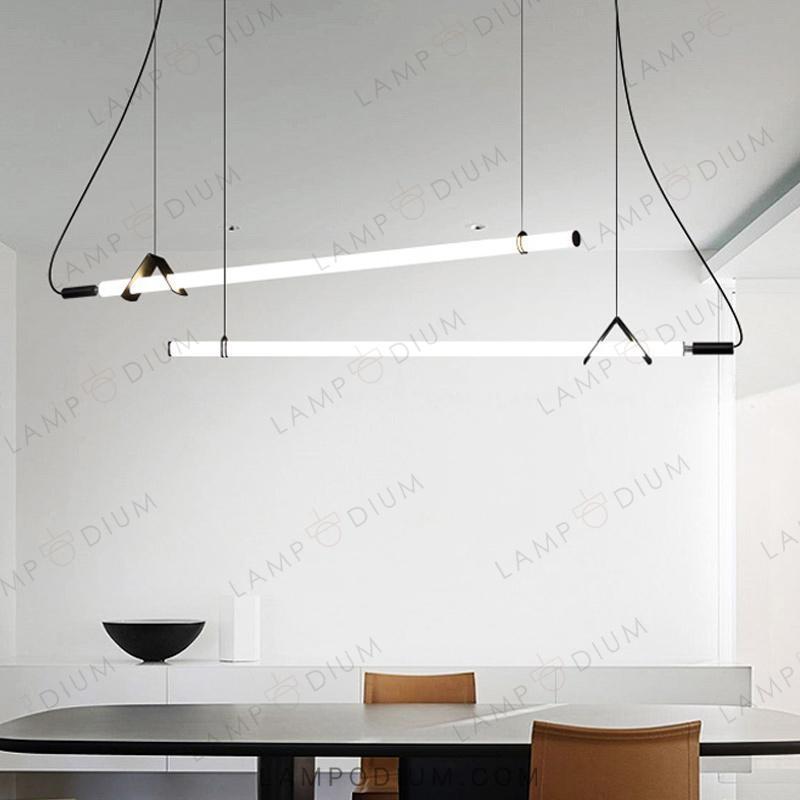 Recessed, row luminaire DELIA L