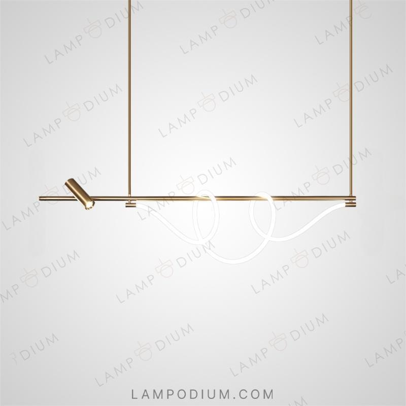 Linear, row luminaire DEMAS