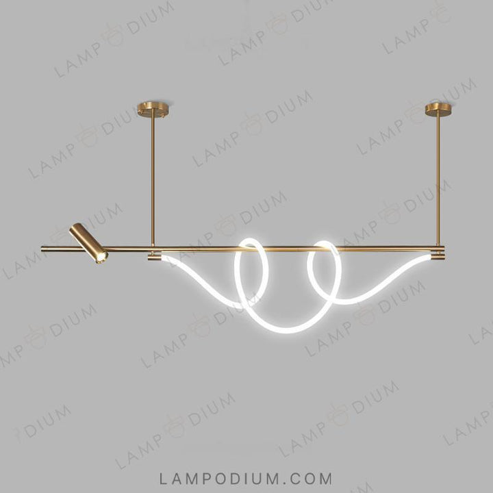 Linear, row luminaire DEMAS