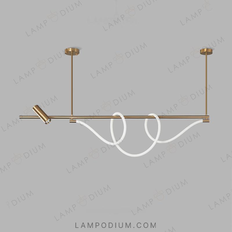 Linear, row luminaire DEMAS