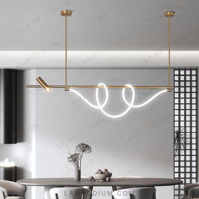 Linear, row luminaire DEMAS