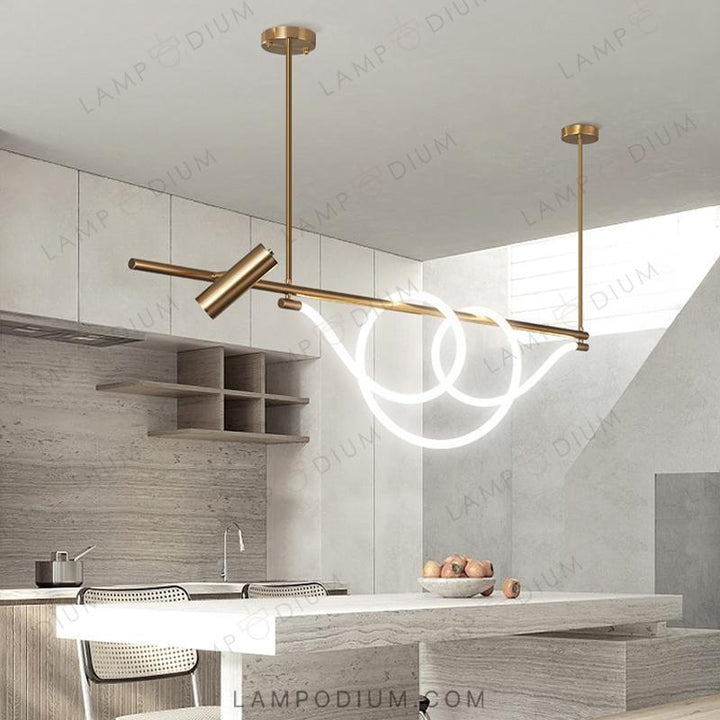 Linear, row luminaire DEMAS