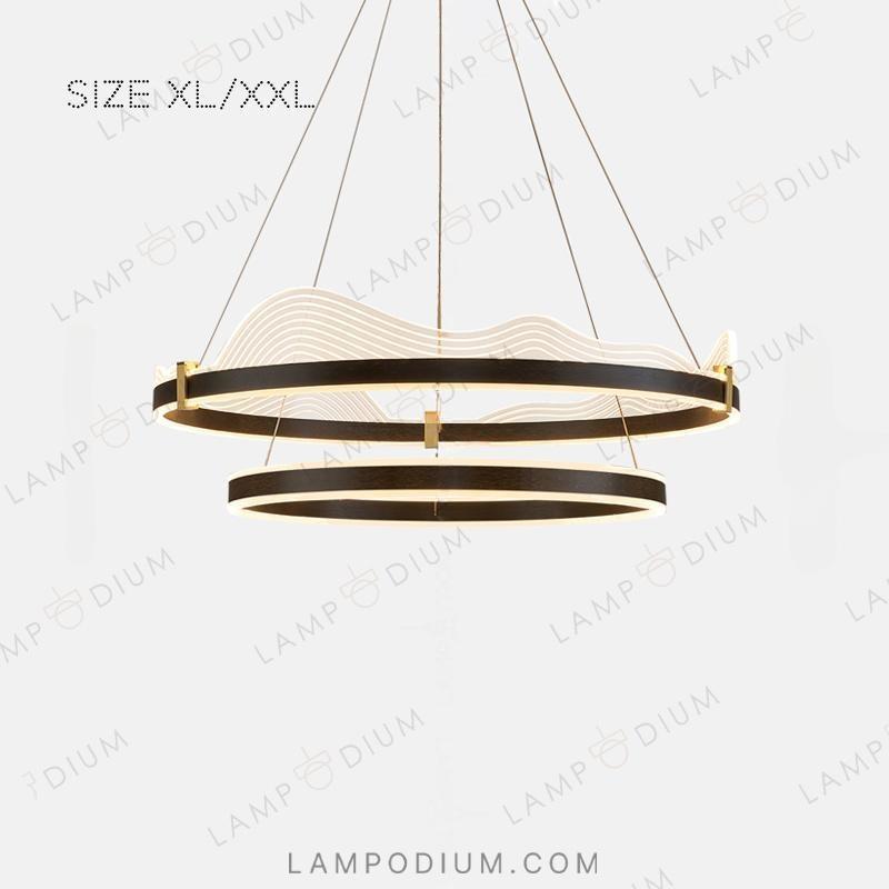 Circular chandeliers and light fixtures DIGNITY