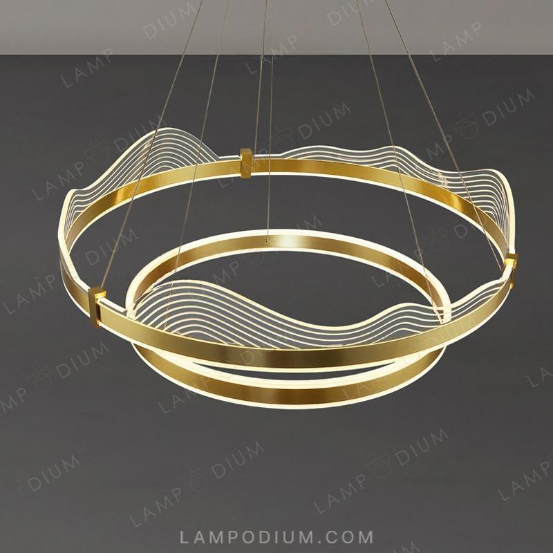 Circular chandeliers and light fixtures DIGNITY