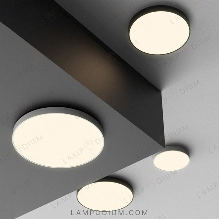 Ceiling light fixture DISC BW