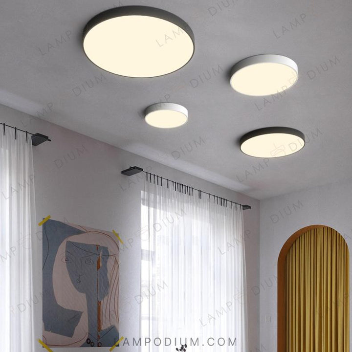 Ceiling light fixture DISC BW