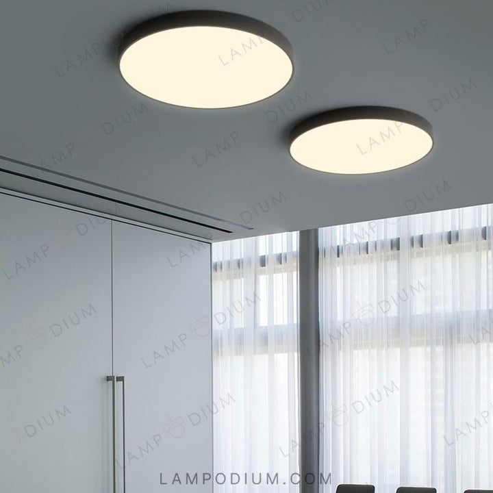 Ceiling light fixture DISC BW