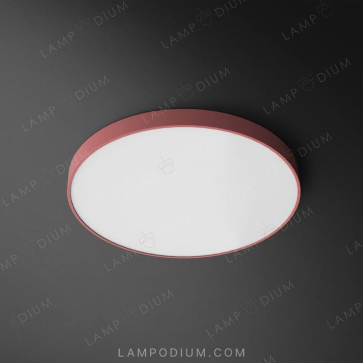 Ceiling light fixture DISC COLOR