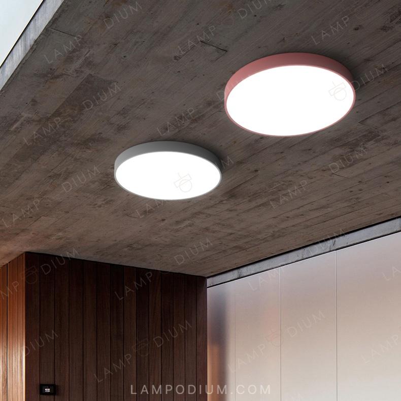 Ceiling light fixture DISC COLOR