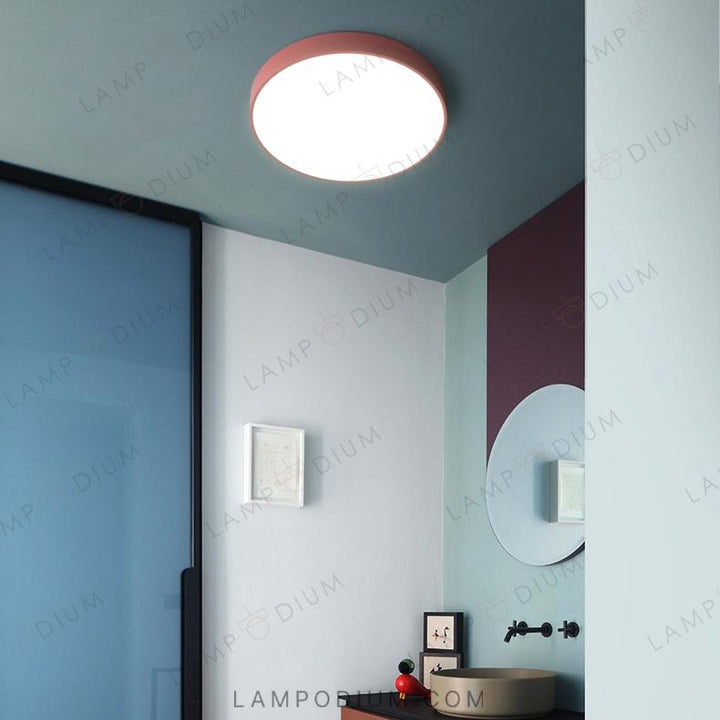 Ceiling light fixture DISC COLOR