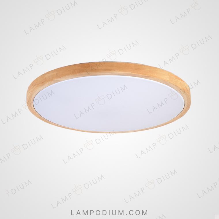 Ceiling lightfixture DISC WOOD