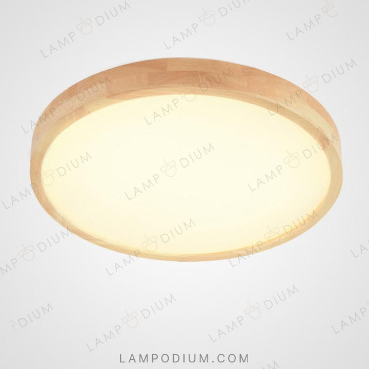 Ceiling lightfixture DISC WOOD