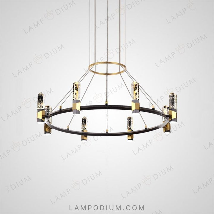 Circular chandeliers and lamps DONICA