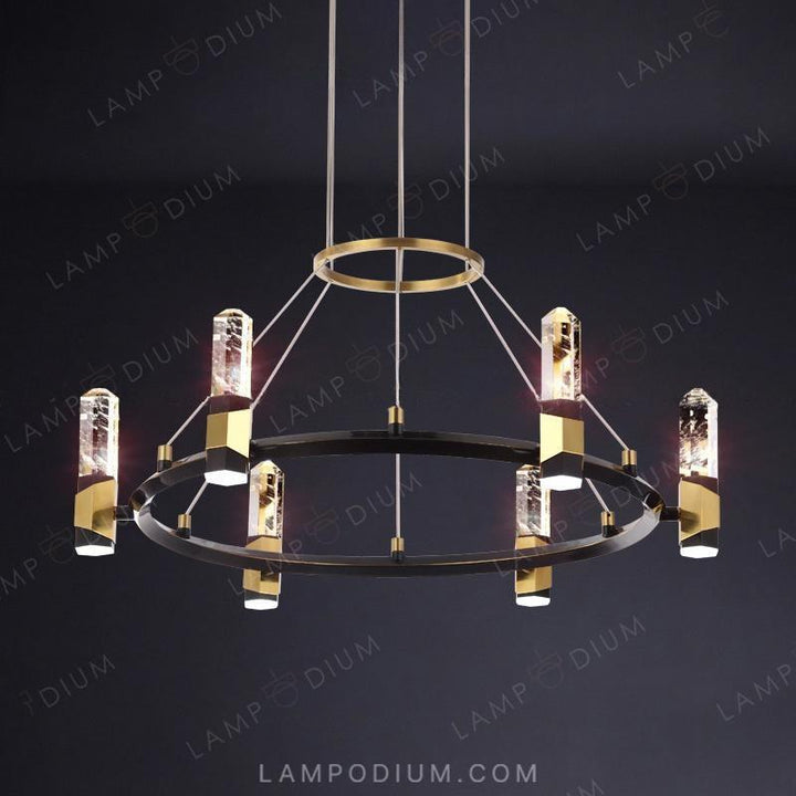 Circular chandeliers and lamps DONICA