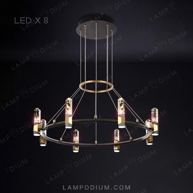 Circular chandeliers and lamps DONICA