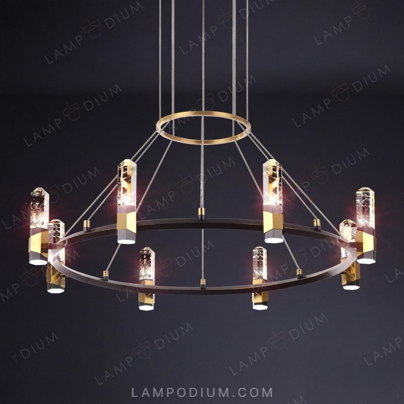 Circular chandeliers and lamps DONICA