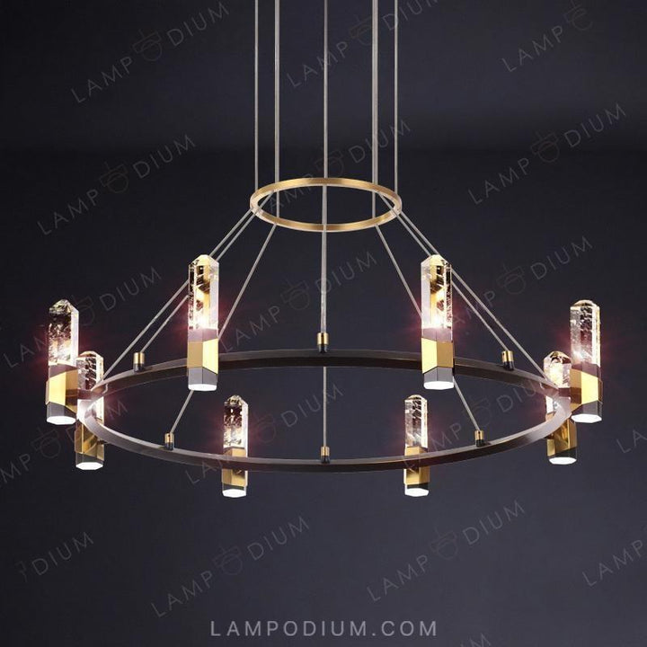 Circular chandeliers and lamps DONICA