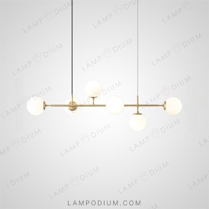 Linear, row luminaire EDMUND