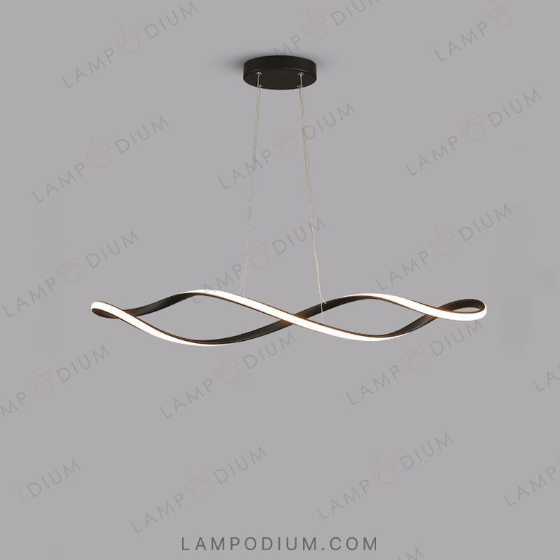 Linear, row luminaire ELISEUS