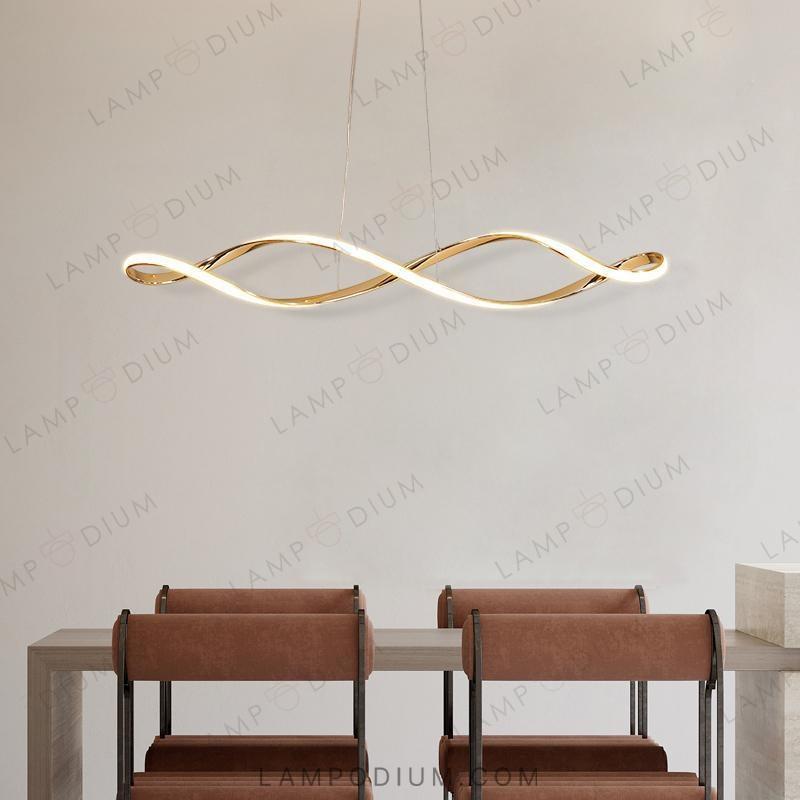 Linear, row luminaire ELISEUS