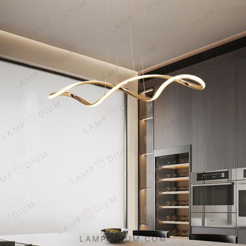 Linear, row luminaire ELISEUS