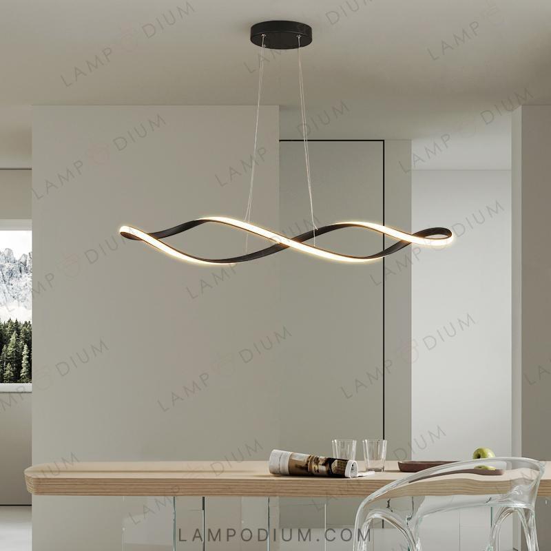 Linear, row luminaire ELISEUS