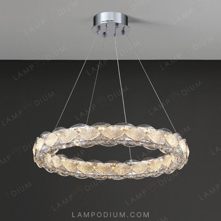 Circular chandeliers and lamps ERHARD