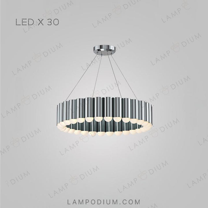 Circular chandeliers and lamps ERLANDER