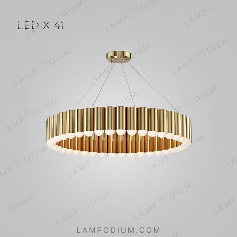 Circular chandeliers and lamps ERLANDER