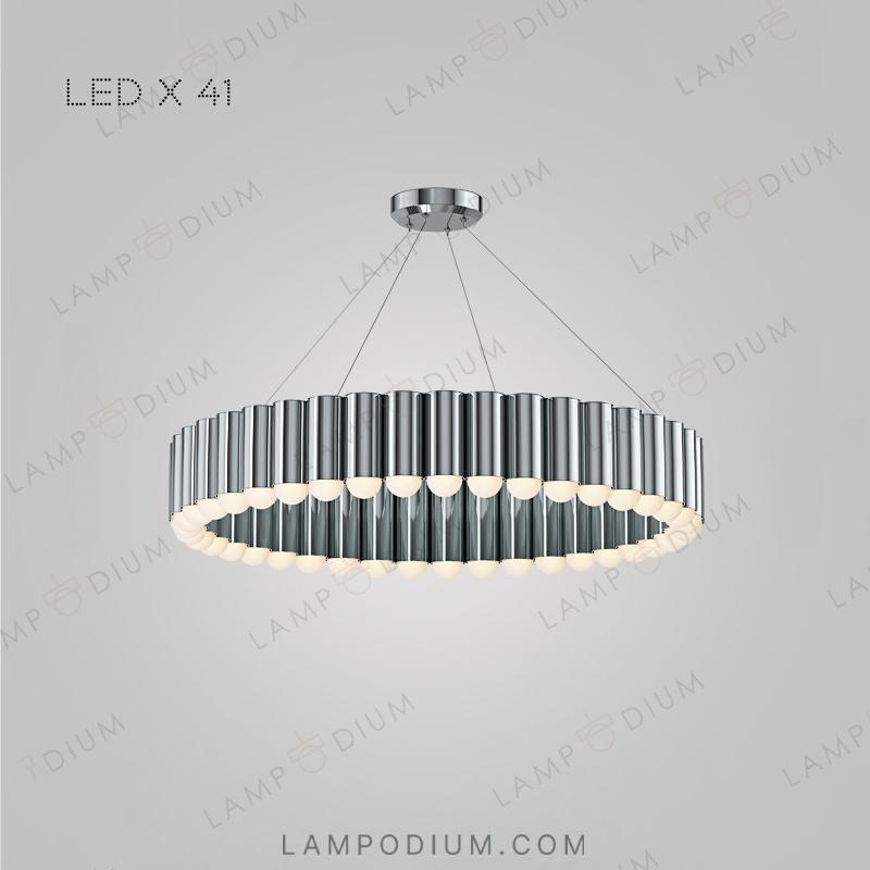 Circular chandeliers and lamps ERLANDER