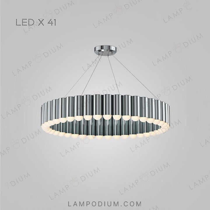 Circular chandeliers and lamps ERLANDER