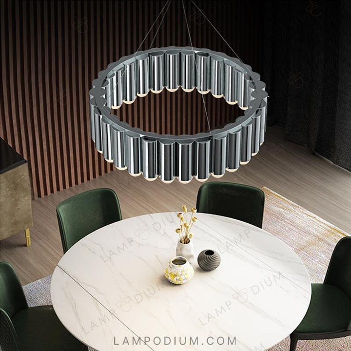 Circular chandeliers and lamps ERLANDER