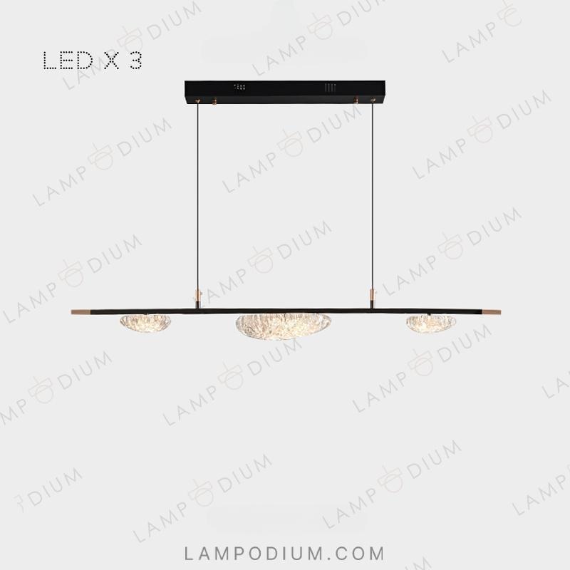 Linear, row luminaire EVIAN LONG