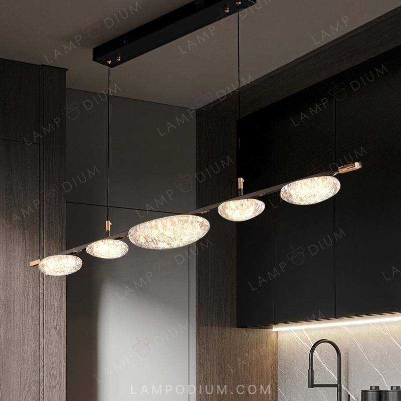 Linear, row luminaire EVIAN LONG