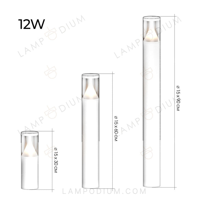 Exterior light LAMPIONE STRADALE 7053