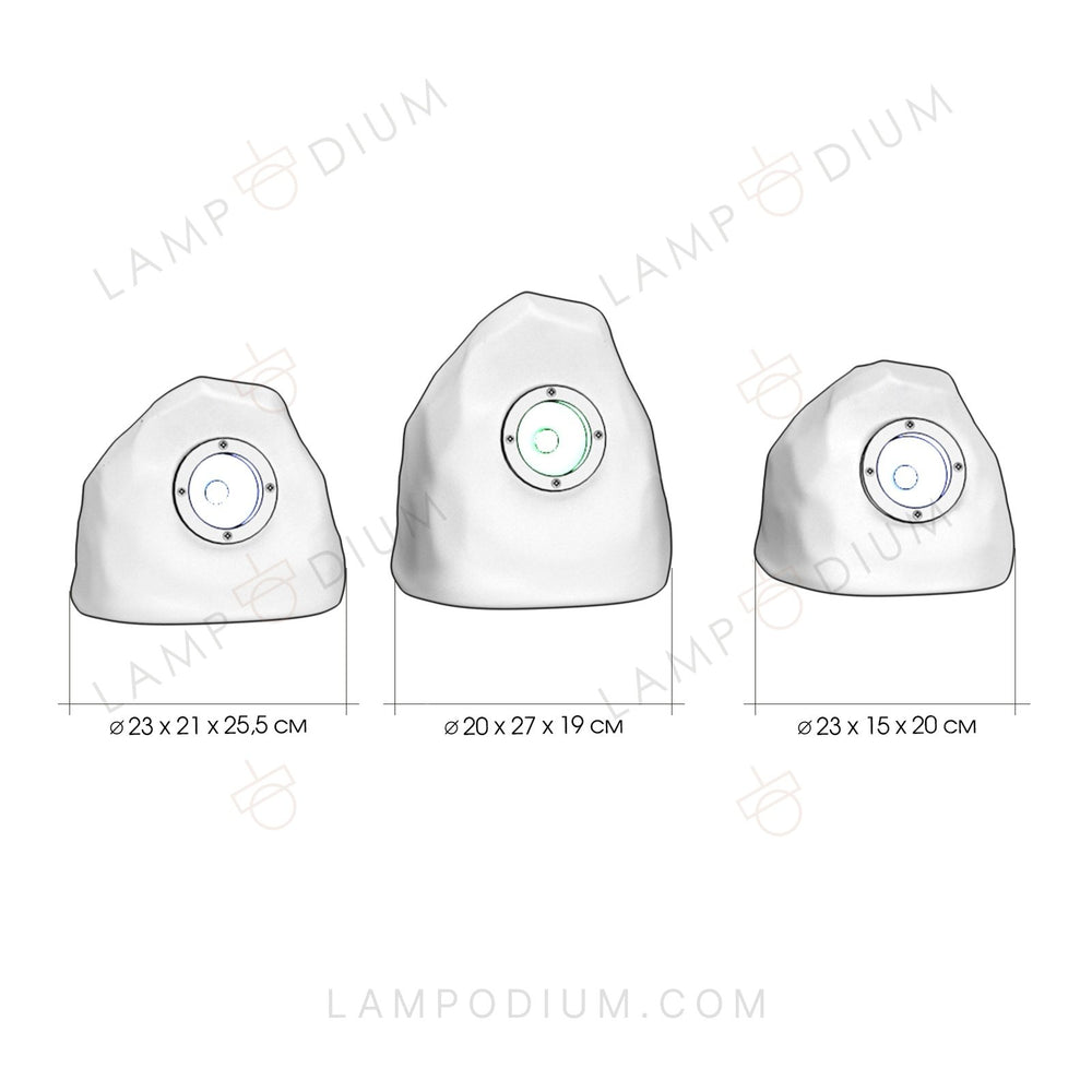 Exterior light LAMPIONE STRADALE 7058 A