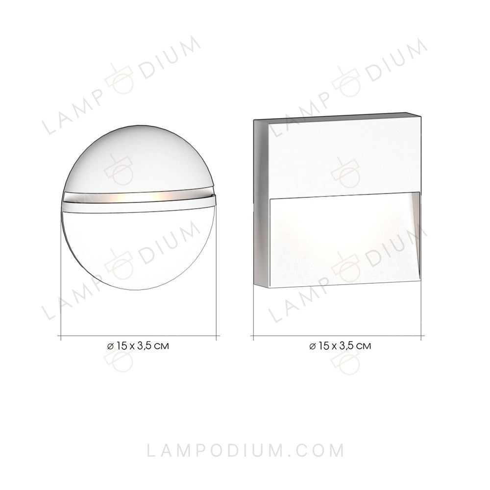 Wall sconce ROWEN CIRCULO