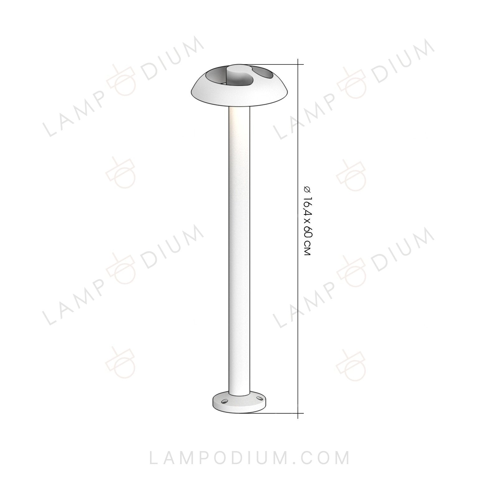 Exterior light LAMPIONE STRADALE 7035